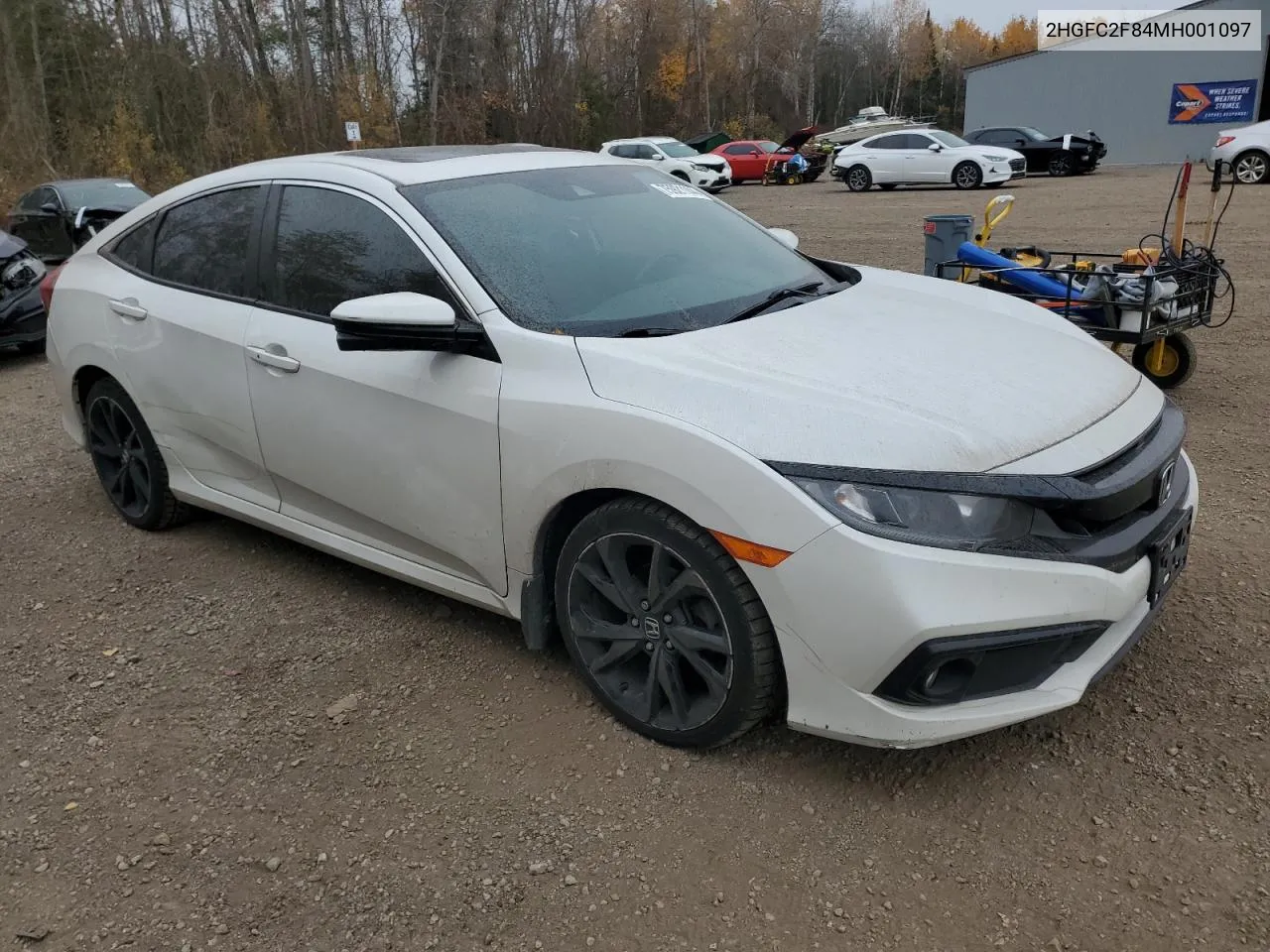 2021 Honda Civic Sport VIN: 2HGFC2F84MH001097 Lot: 75921144