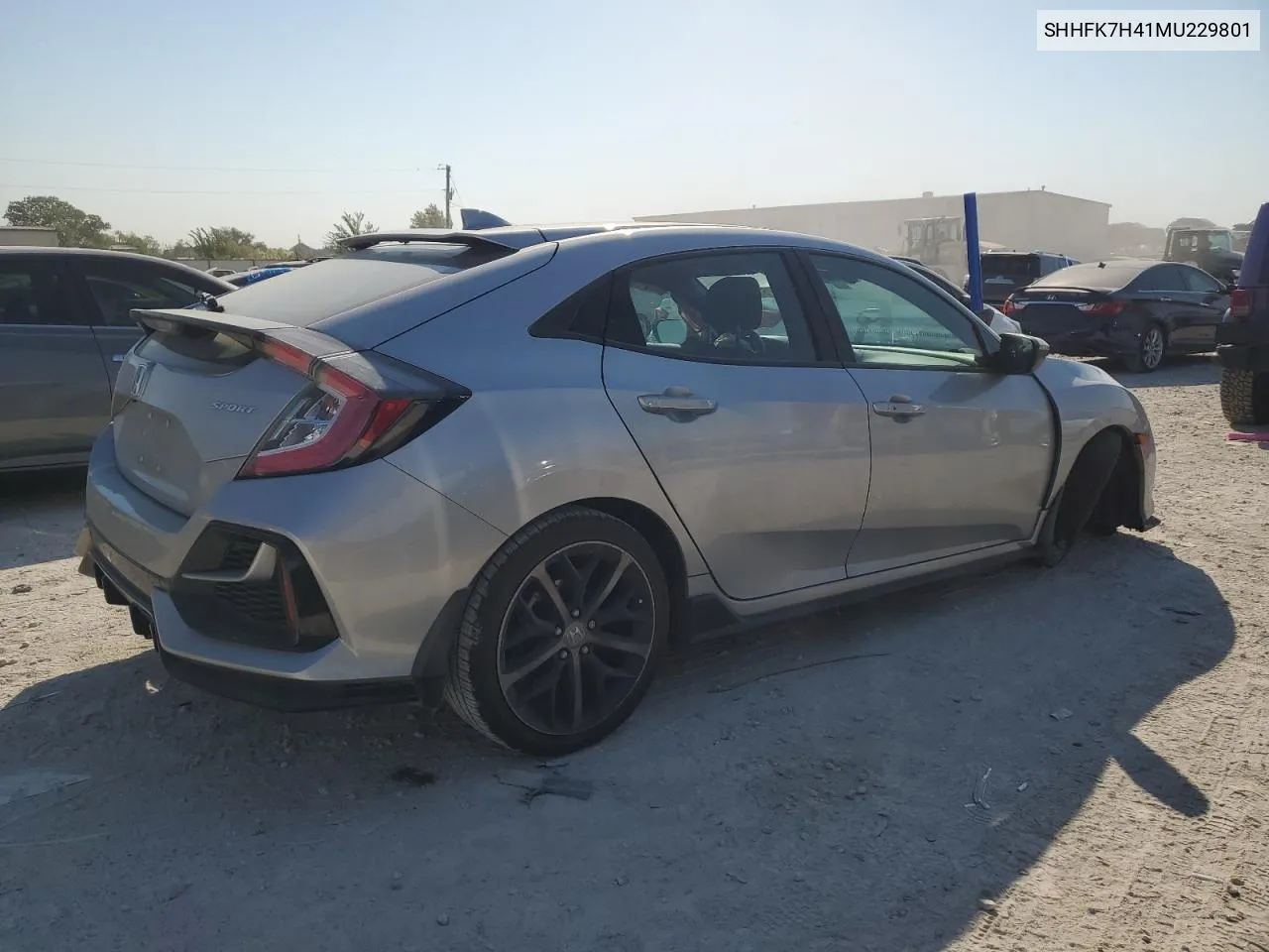 2021 Honda Civic Sport VIN: SHHFK7H41MU229801 Lot: 76181264