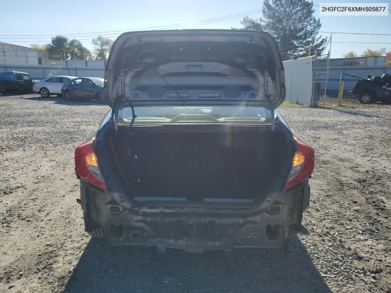 2HGFC2F6XMH505877 2021 Honda Civic Lx