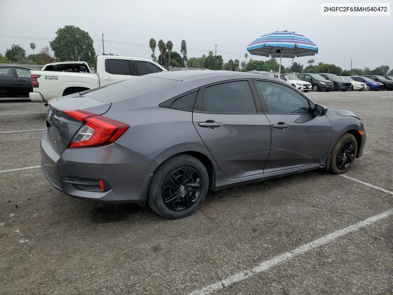 2021 Honda Civic Lx VIN: 2HGFC2F65MH540472 Lot: 76629474