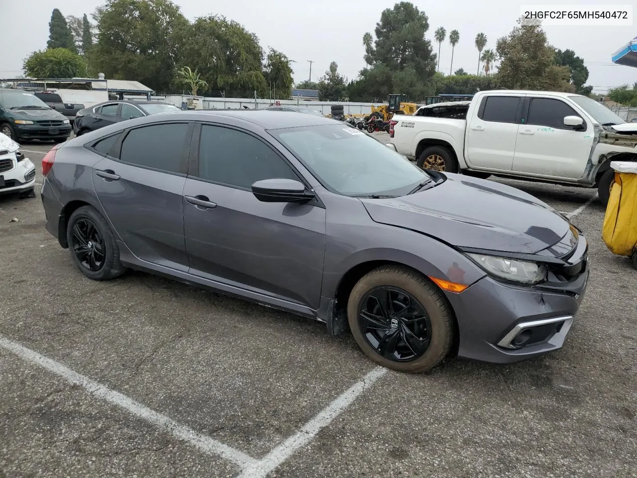 2021 Honda Civic Lx VIN: 2HGFC2F65MH540472 Lot: 76629474