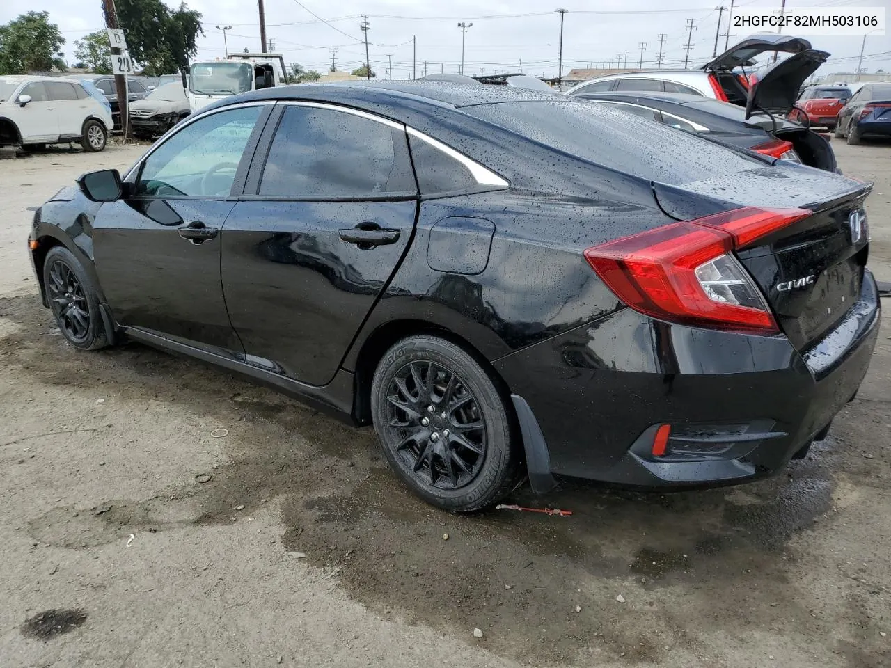 2021 Honda Civic Sport VIN: 2HGFC2F82MH503106 Lot: 76815444