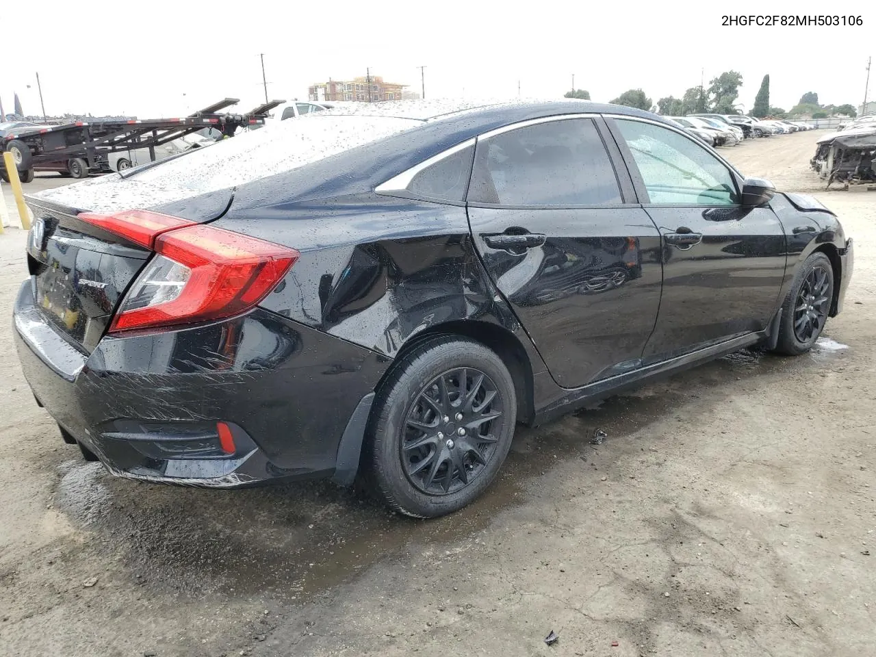 2021 Honda Civic Sport VIN: 2HGFC2F82MH503106 Lot: 76815444