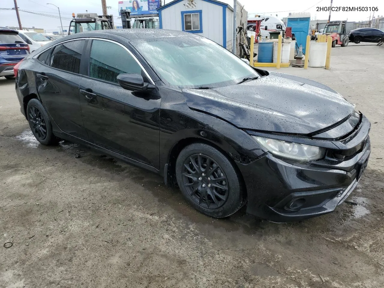 2021 Honda Civic Sport VIN: 2HGFC2F82MH503106 Lot: 76815444