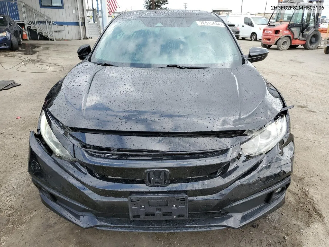 2021 Honda Civic Sport VIN: 2HGFC2F82MH503106 Lot: 76815444