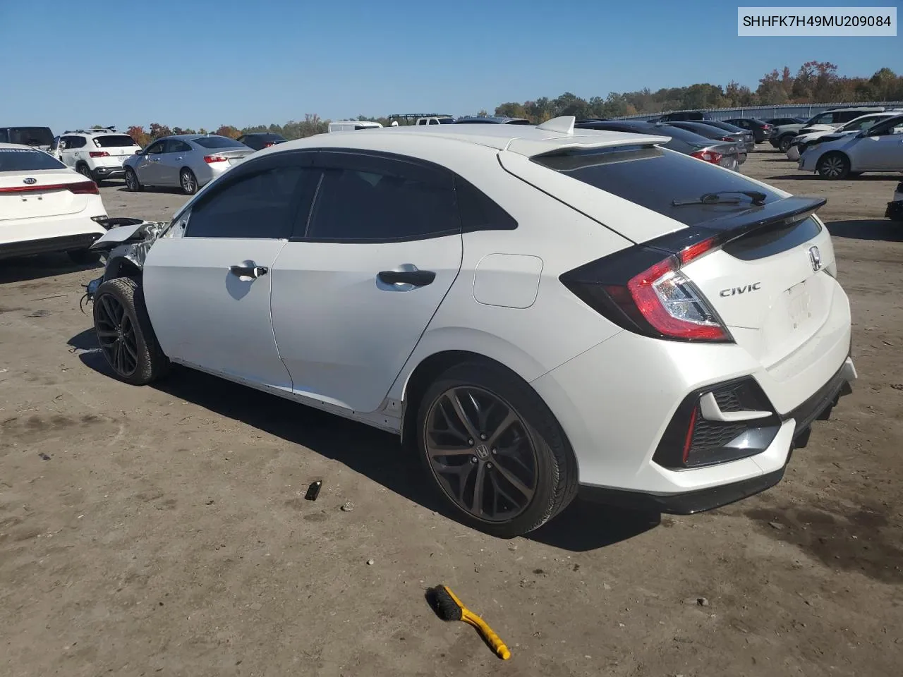 SHHFK7H49MU209084 2021 Honda Civic Sport