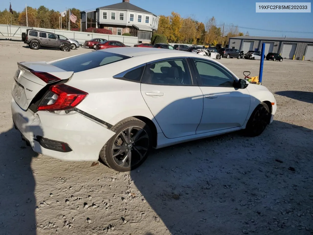 2021 Honda Civic Sport VIN: 19XFC2F85ME202033 Lot: 77160064