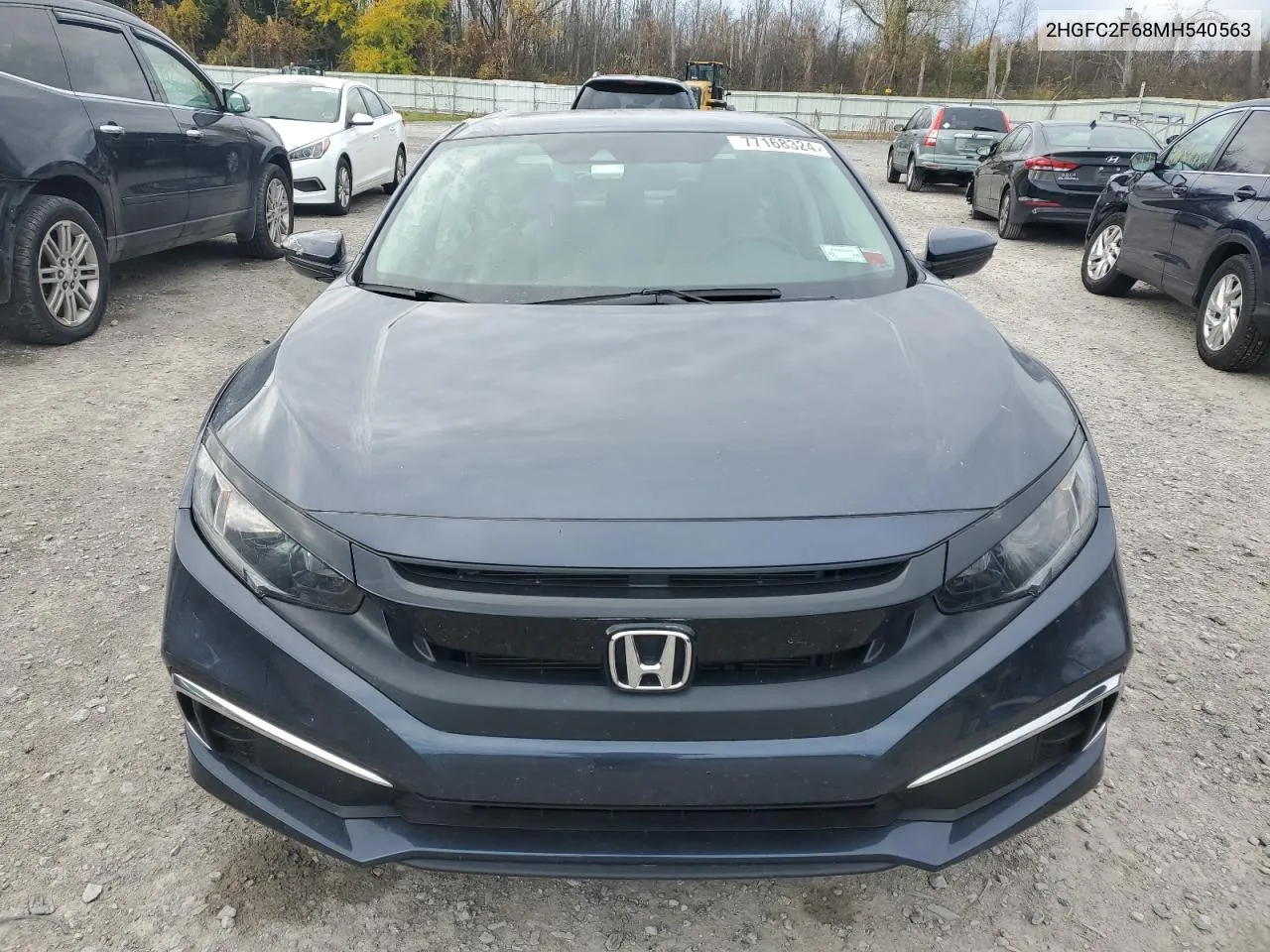 2021 Honda Civic Lx VIN: 2HGFC2F68MH540563 Lot: 77168324