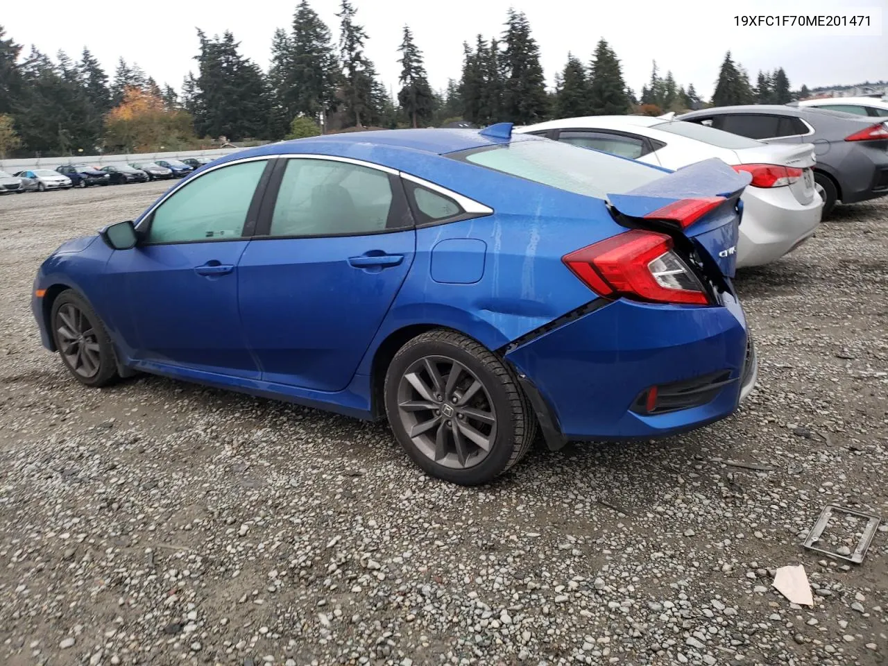 19XFC1F70ME201471 2021 Honda Civic Exl