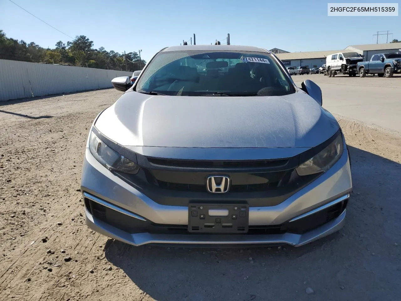 2021 Honda Civic Lx VIN: 2HGFC2F65MH515359 Lot: 77421144