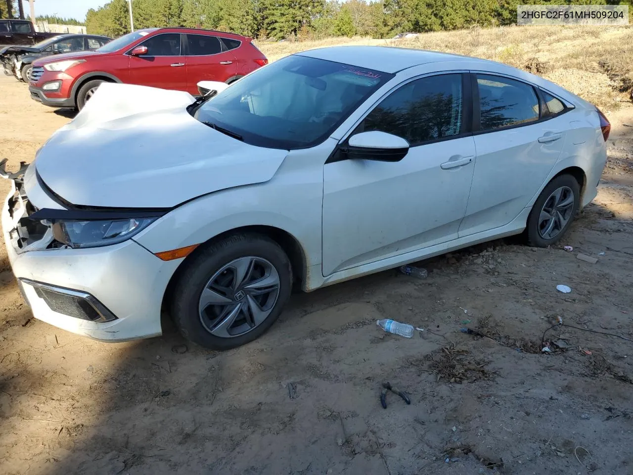 2021 Honda Civic Lx VIN: 2HGFC2F61MH509204 Lot: 77646224