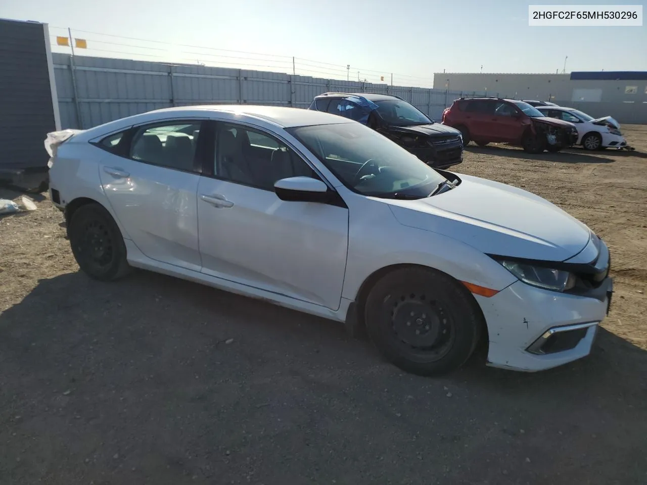 2021 Honda Civic Lx VIN: 2HGFC2F65MH530296 Lot: 77690854