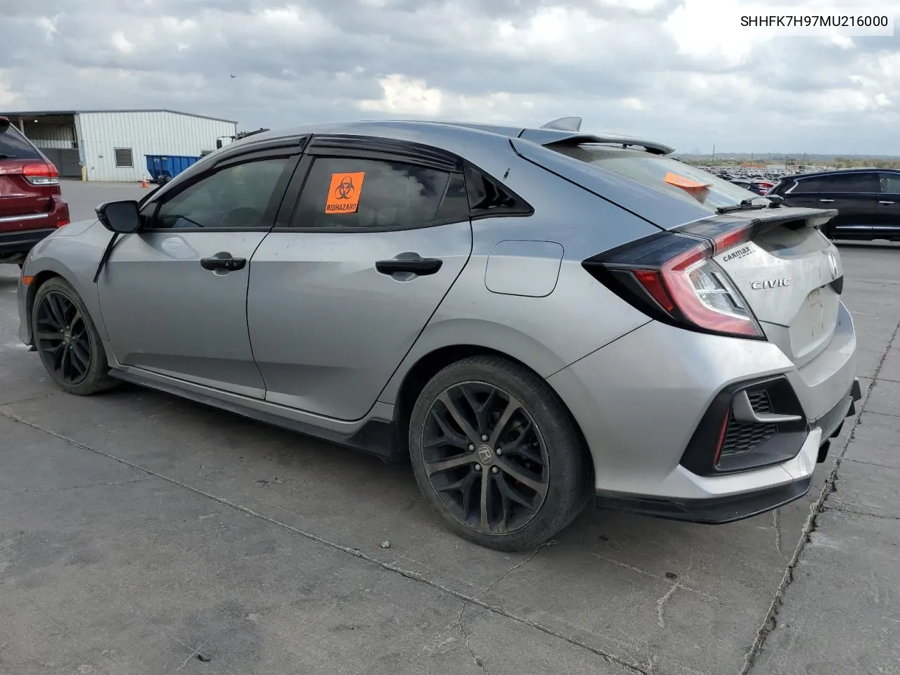 2021 Honda Civic Sport Touring VIN: SHHFK7H97MU216000 Lot: 78241504