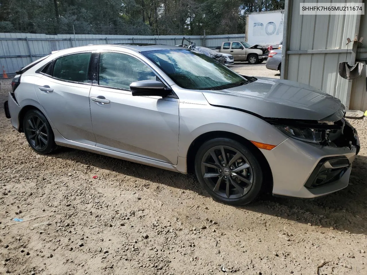 2021 Honda Civic Ex VIN: SHHFK7H65MU211674 Lot: 78515384