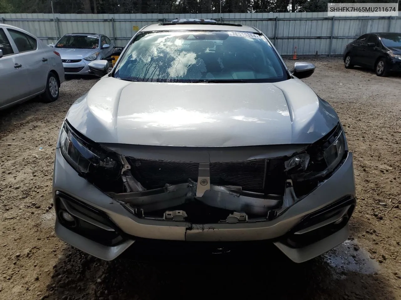 2021 Honda Civic Ex VIN: SHHFK7H65MU211674 Lot: 78515384