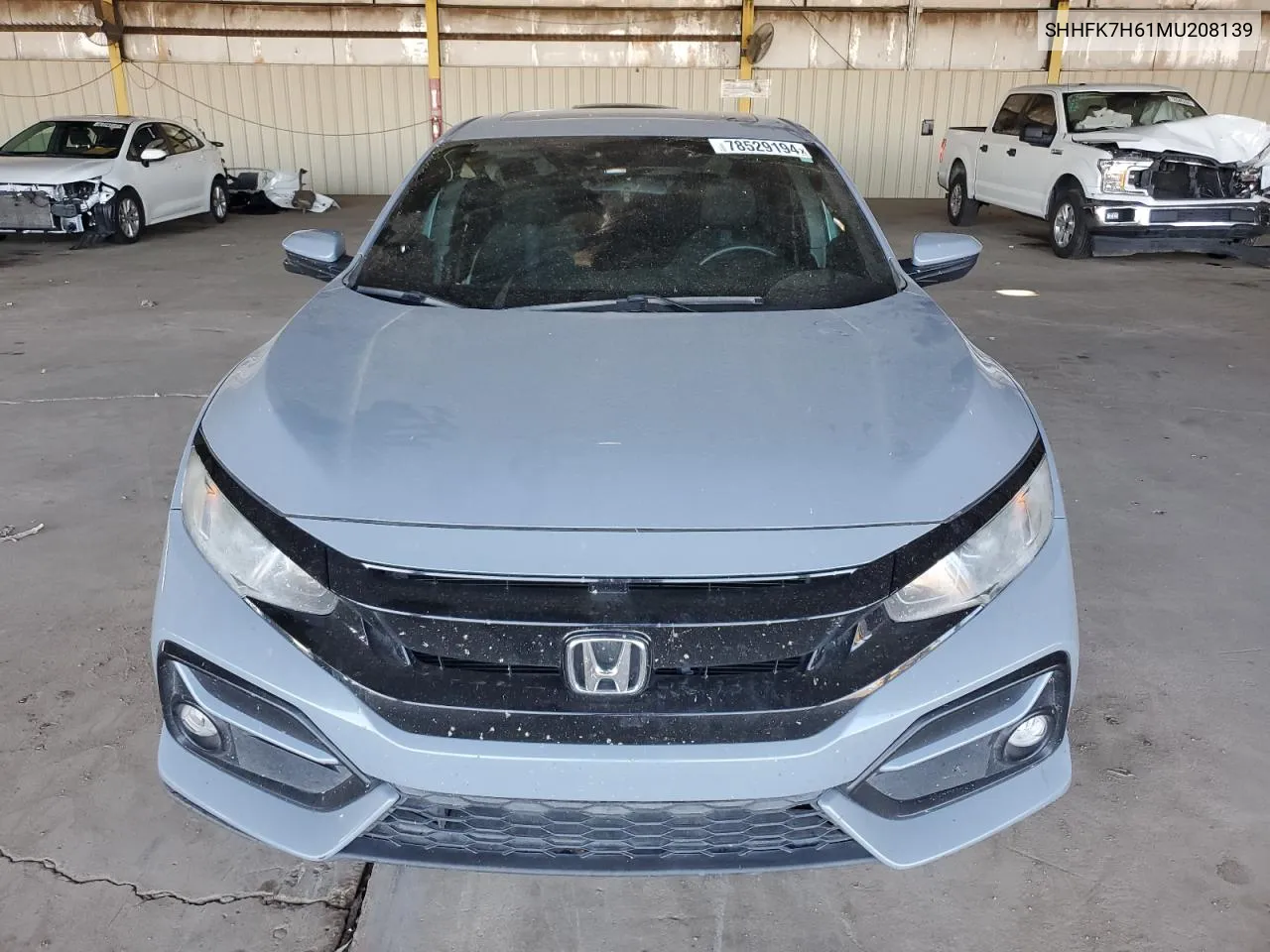 2021 Honda Civic Ex VIN: SHHFK7H61MU208139 Lot: 78529194