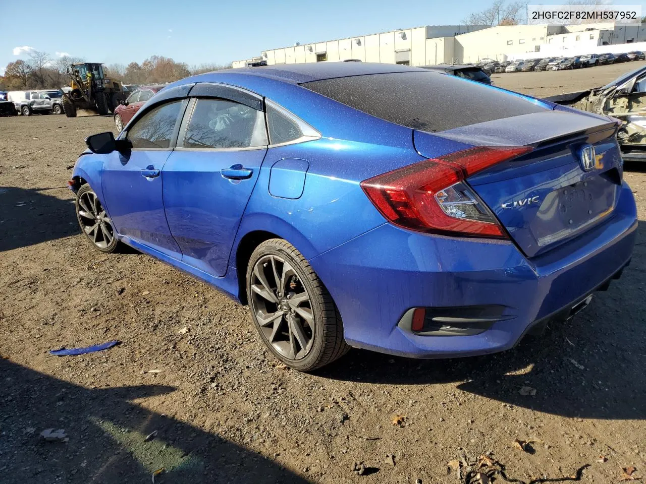 2021 Honda Civic Sport VIN: 2HGFC2F82MH537952 Lot: 78646024