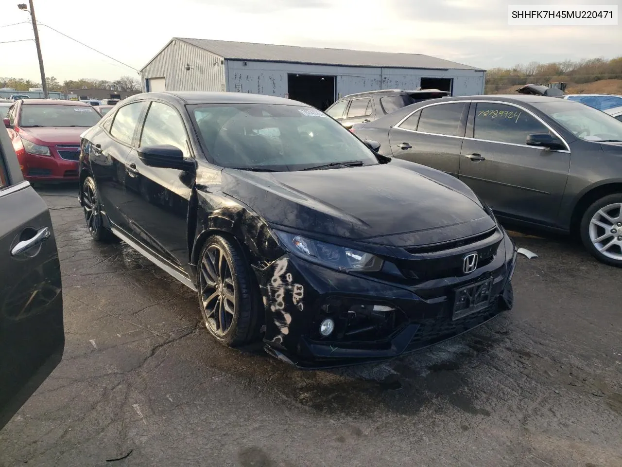 2021 Honda Civic Sport VIN: SHHFK7H45MU220471 Lot: 78741384