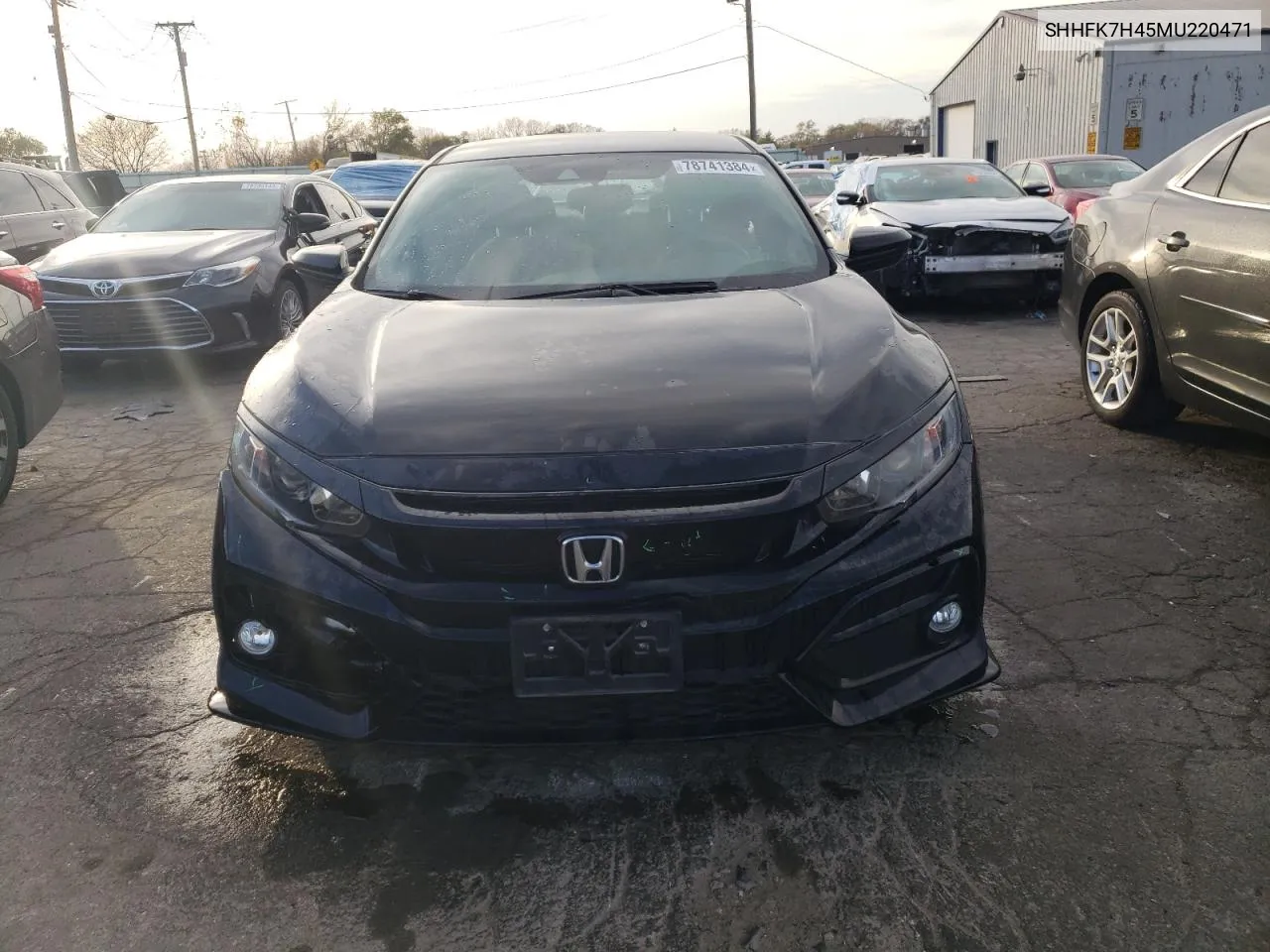 2021 Honda Civic Sport VIN: SHHFK7H45MU220471 Lot: 78741384