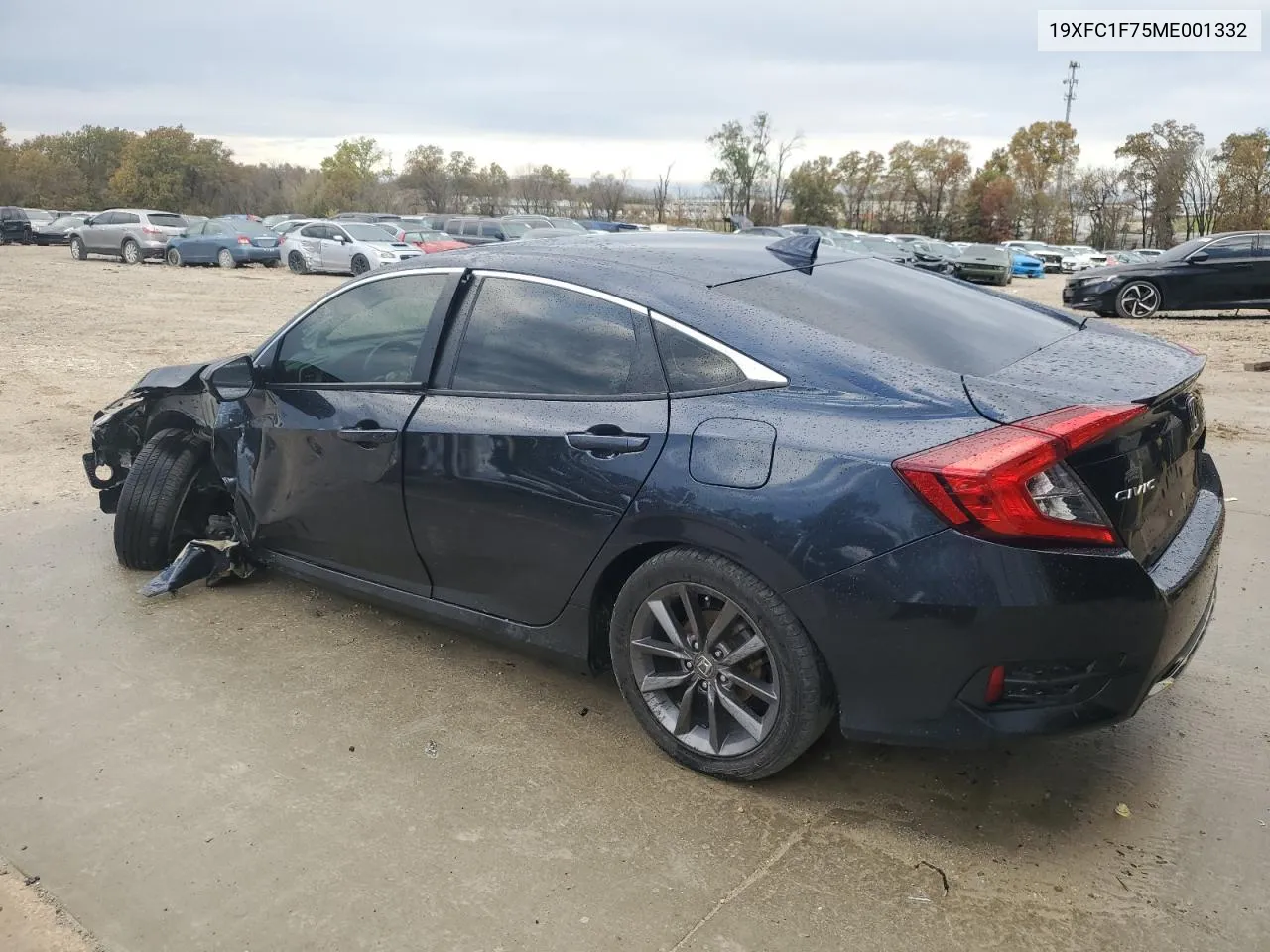 2021 Honda Civic Exl VIN: 19XFC1F75ME001332 Lot: 78807014