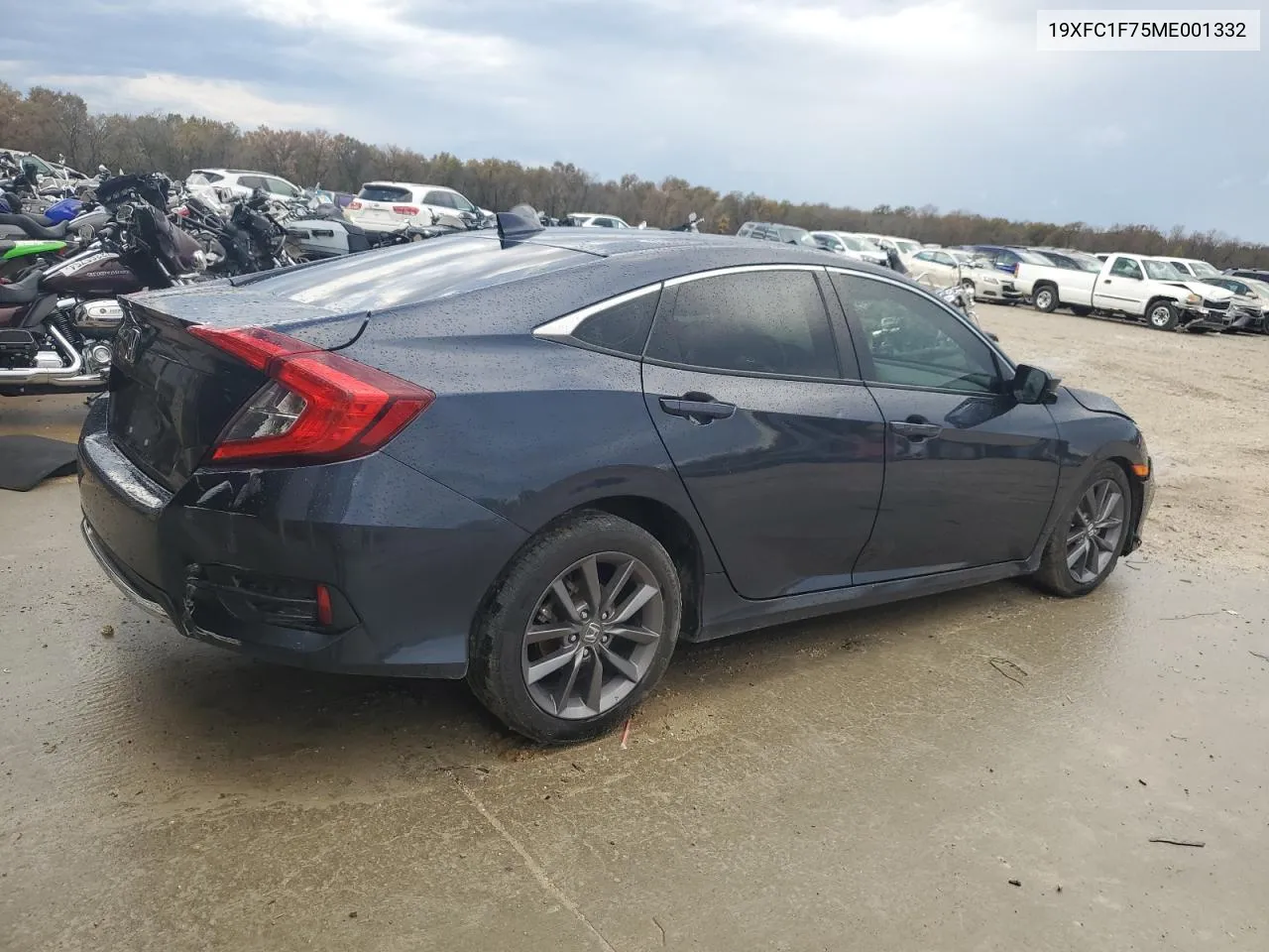 2021 Honda Civic Exl VIN: 19XFC1F75ME001332 Lot: 78807014