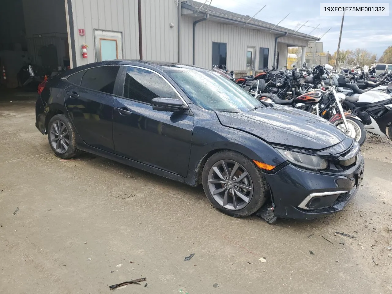 2021 Honda Civic Exl VIN: 19XFC1F75ME001332 Lot: 78807014