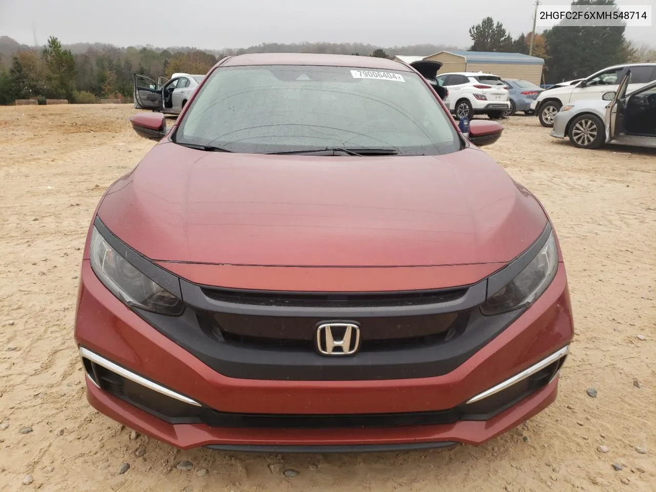 2021 Honda Civic Lx VIN: 2HGFC2F6XMH548714 Lot: 79006404