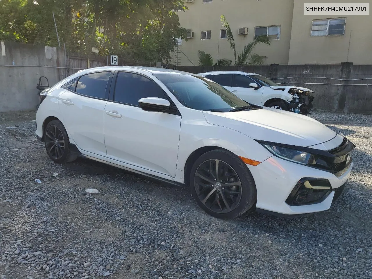 2021 Honda Civic Sport VIN: SHHFK7H40MU217901 Lot: 79051194