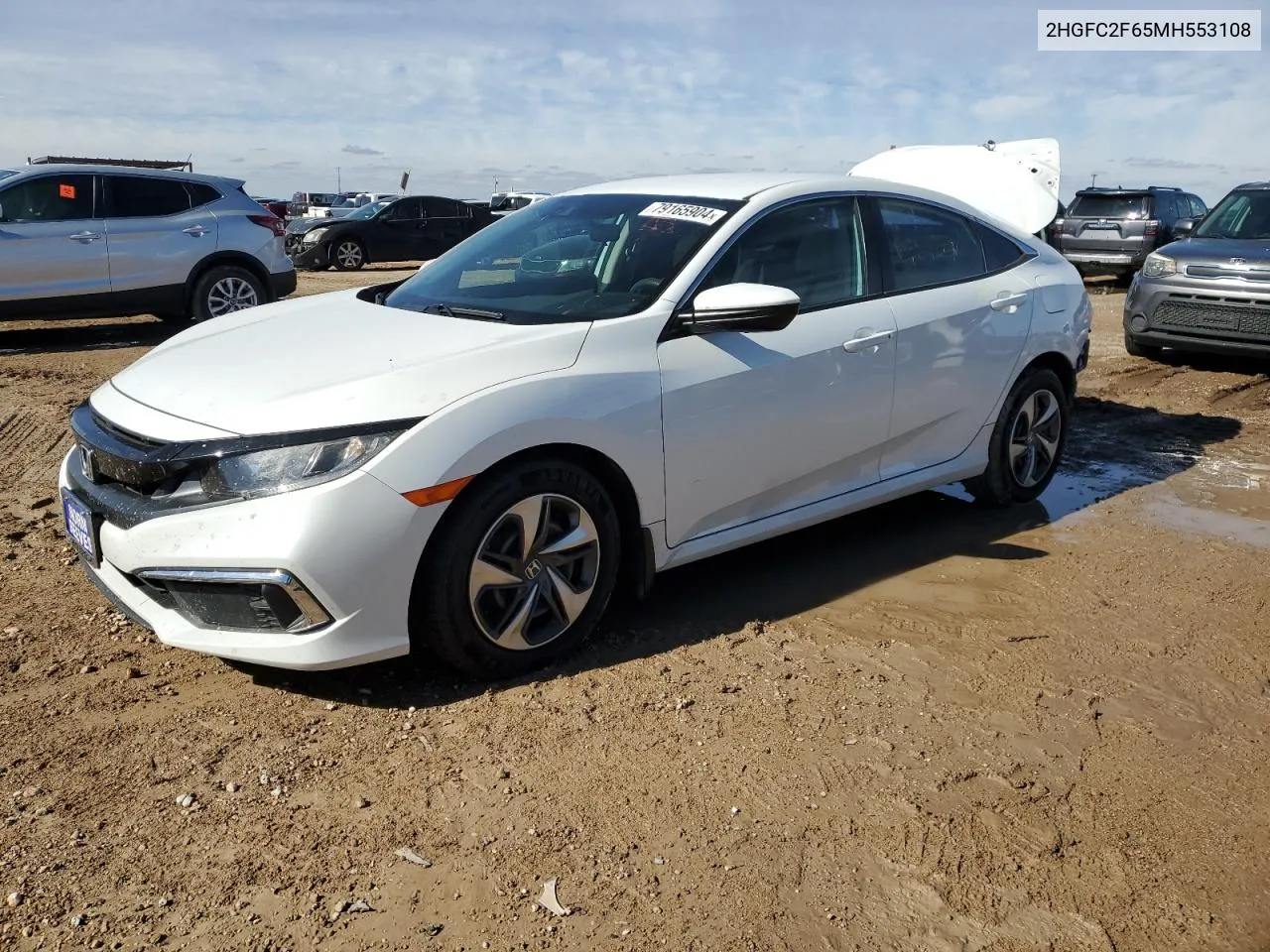 2021 Honda Civic Lx VIN: 2HGFC2F65MH553108 Lot: 79165904