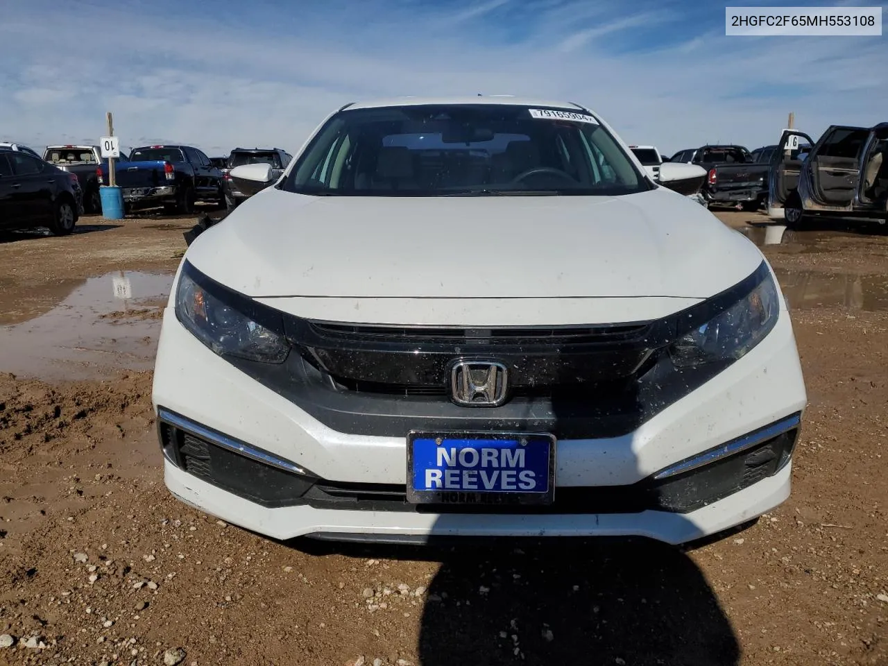 2021 Honda Civic Lx VIN: 2HGFC2F65MH553108 Lot: 79165904