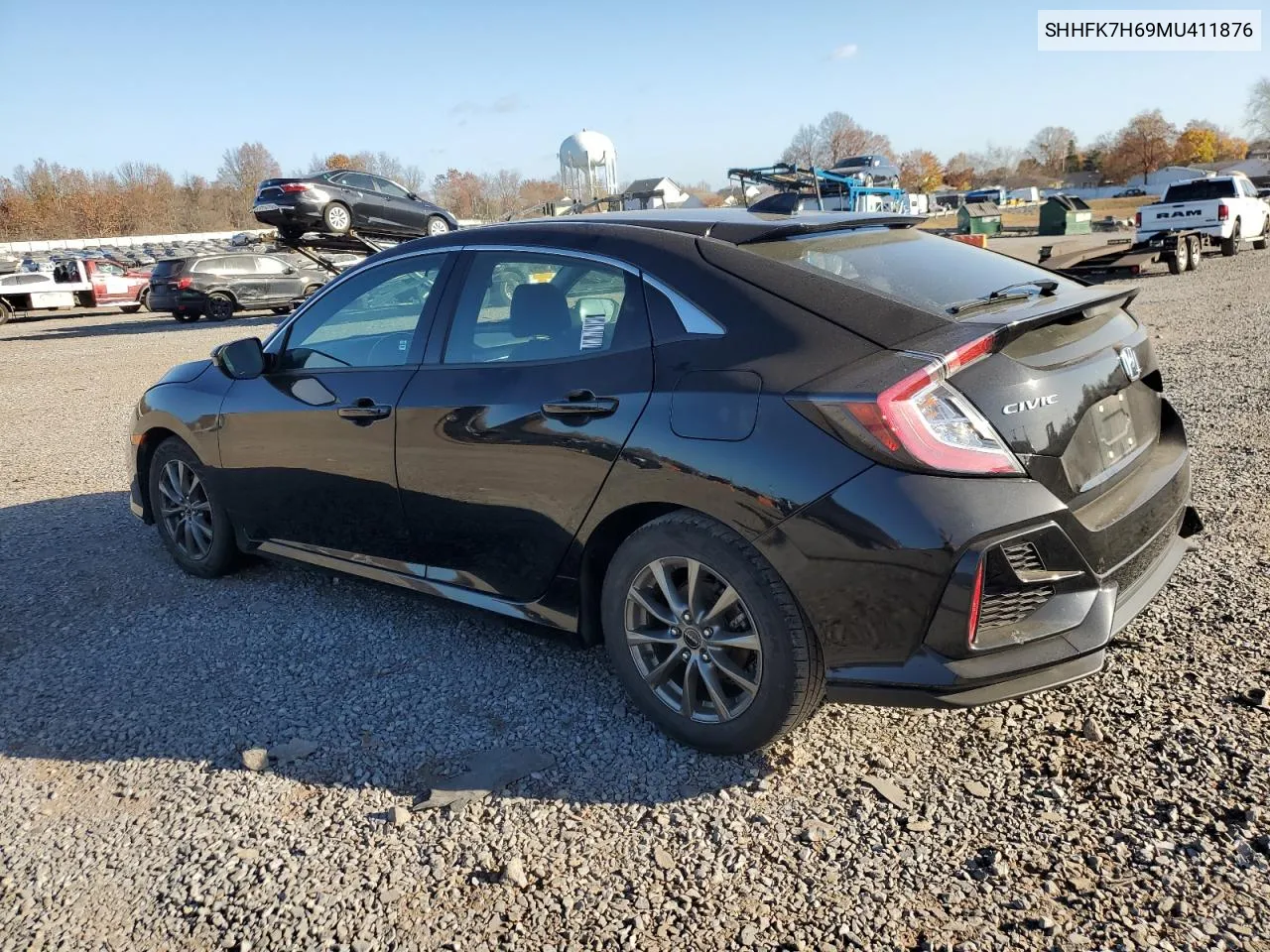 2021 Honda Civic Ex VIN: SHHFK7H69MU411876 Lot: 79440504