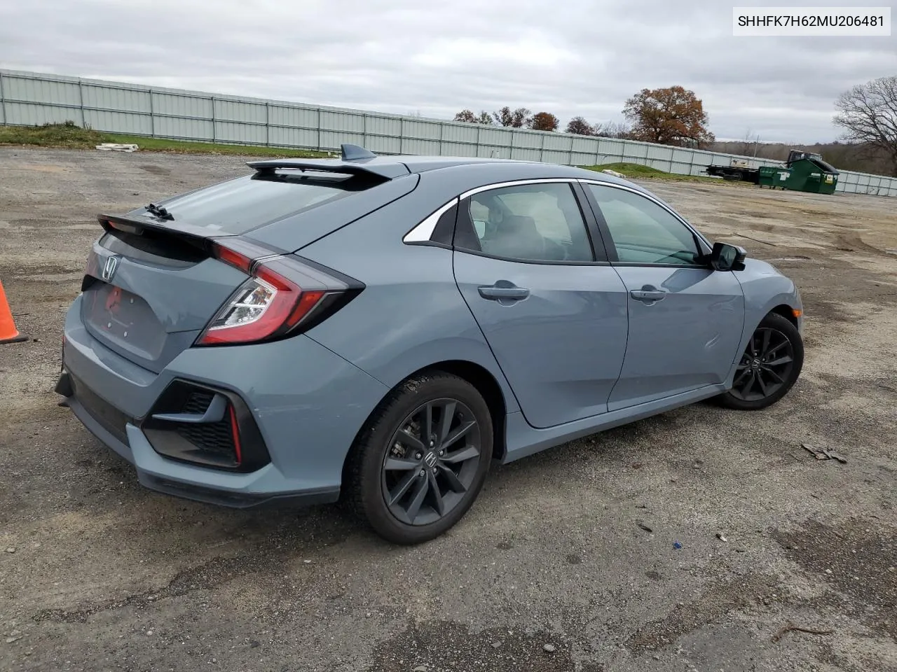 2021 Honda Civic Ex VIN: SHHFK7H62MU206481 Lot: 79477984