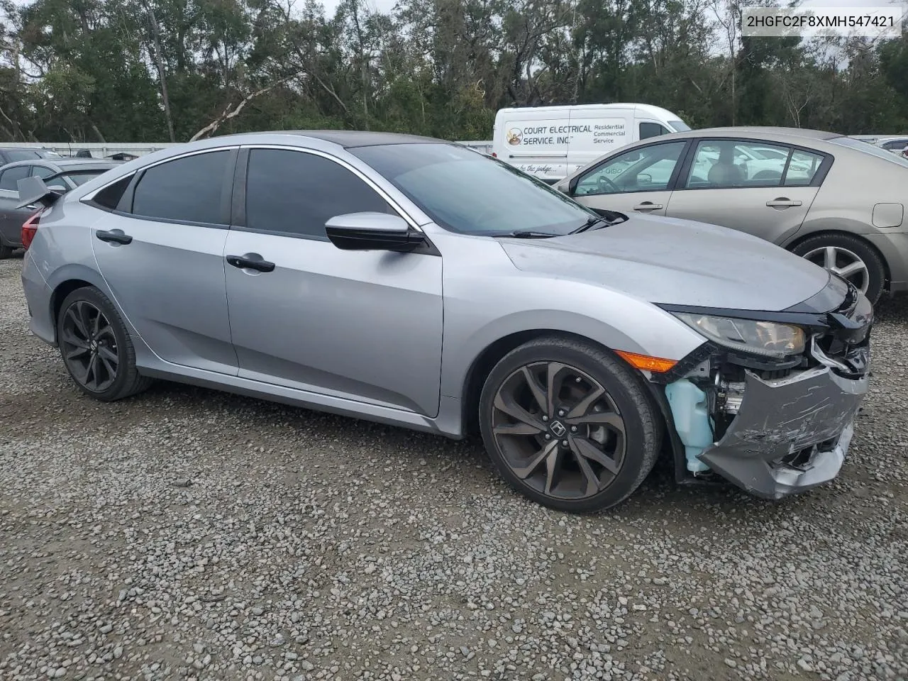 2021 Honda Civic Sport VIN: 2HGFC2F8XMH547421 Lot: 79503714