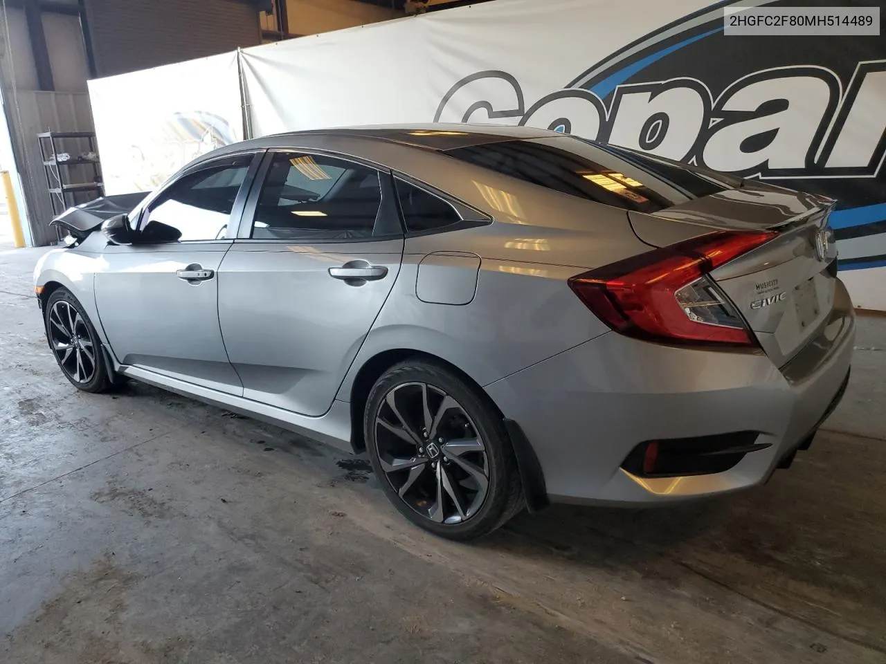 2021 Honda Civic Sport VIN: 2HGFC2F80MH514489 Lot: 79991824