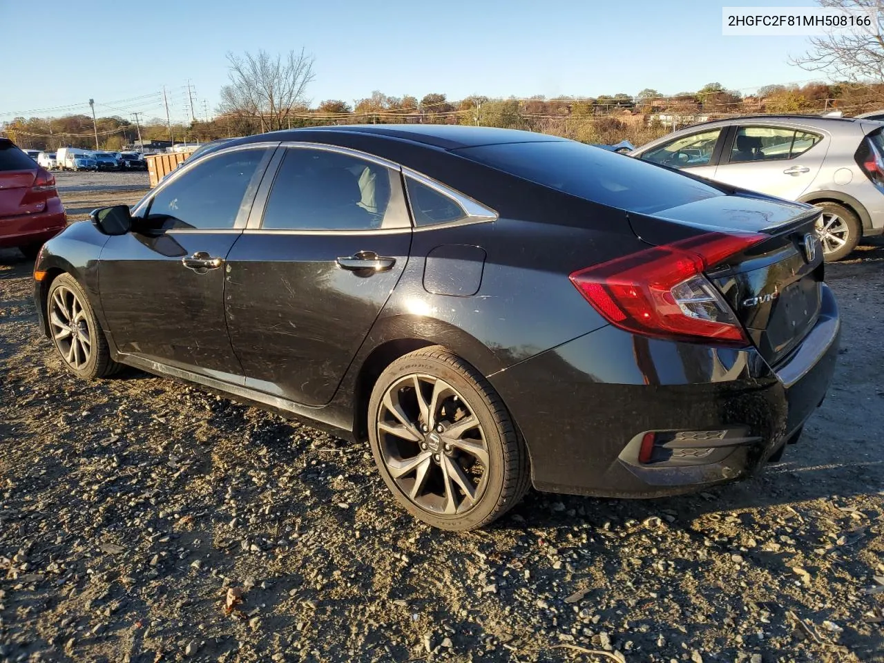 2021 Honda Civic Sport VIN: 2HGFC2F81MH508166 Lot: 80180704