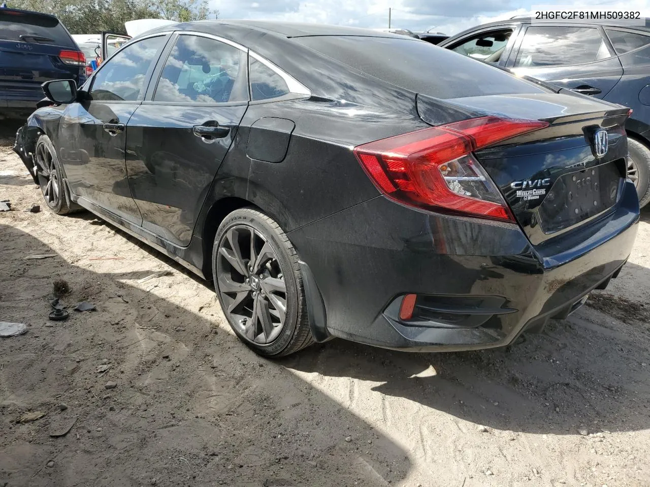 2021 Honda Civic Sport VIN: 2HGFC2F81MH509382 Lot: 80387404