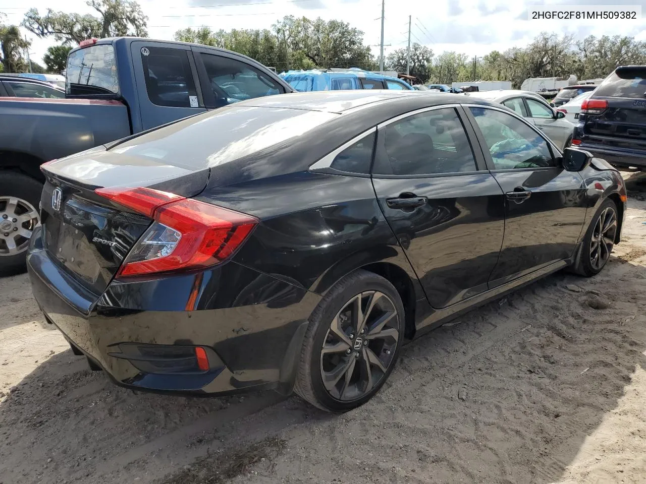 2021 Honda Civic Sport VIN: 2HGFC2F81MH509382 Lot: 80387404