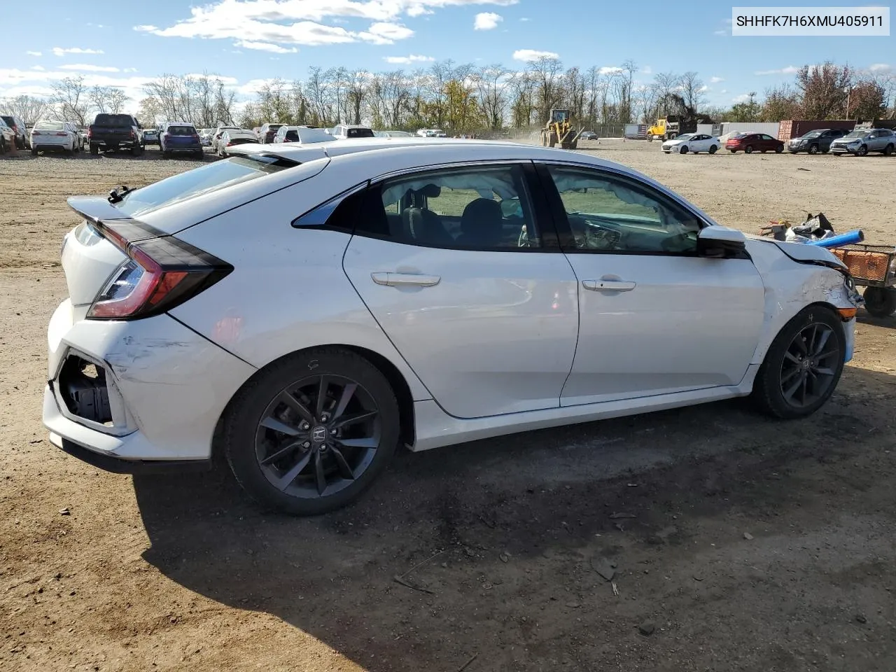 2021 Honda Civic Ex VIN: SHHFK7H6XMU405911 Lot: 80467464