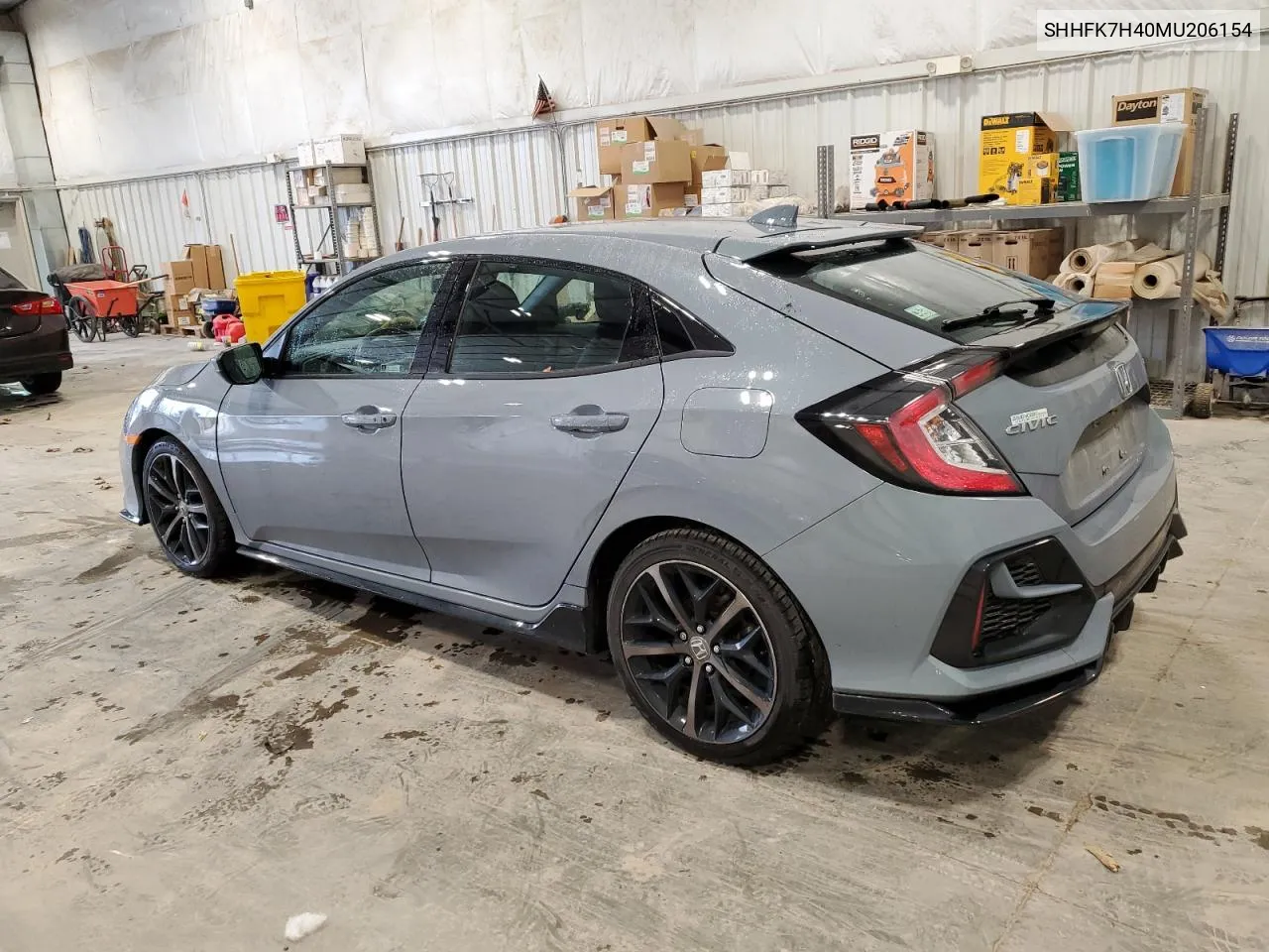 2021 Honda Civic Sport VIN: SHHFK7H40MU206154 Lot: 80693374