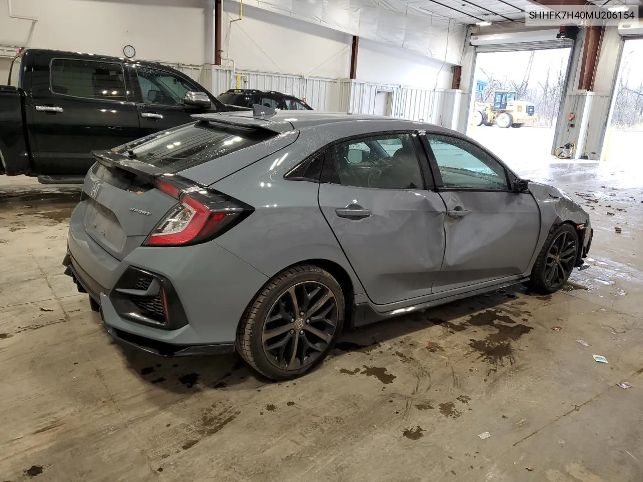 2021 Honda Civic Sport VIN: SHHFK7H40MU206154 Lot: 80693374