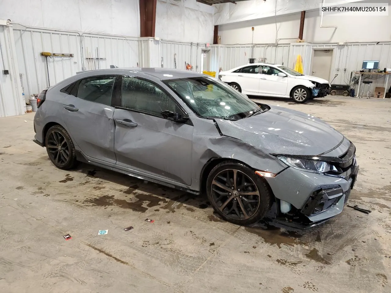 2021 Honda Civic Sport VIN: SHHFK7H40MU206154 Lot: 80693374