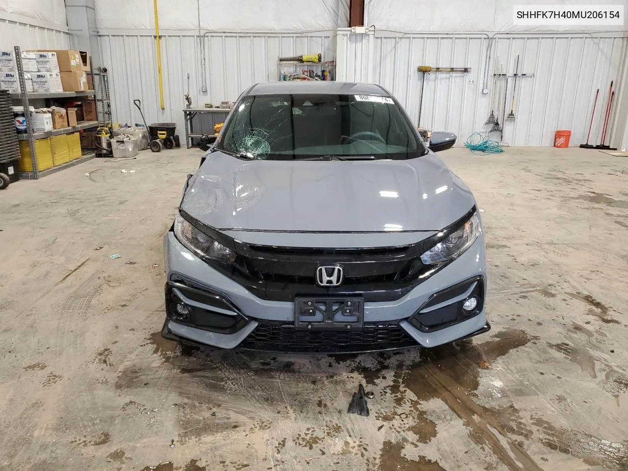 2021 Honda Civic Sport VIN: SHHFK7H40MU206154 Lot: 80693374