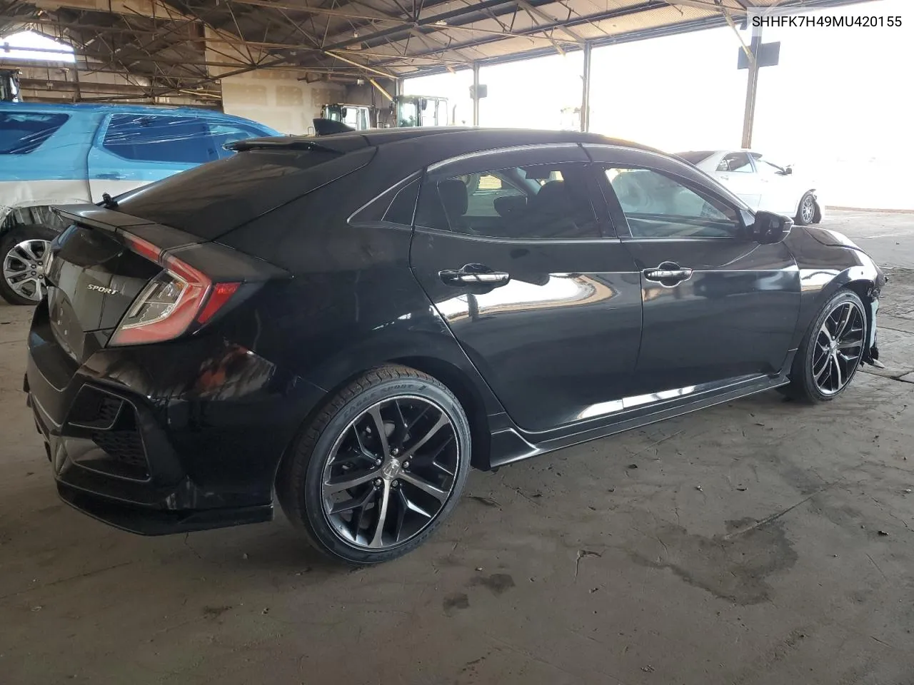 2021 Honda Civic Sport VIN: SHHFK7H49MU420155 Lot: 80736004