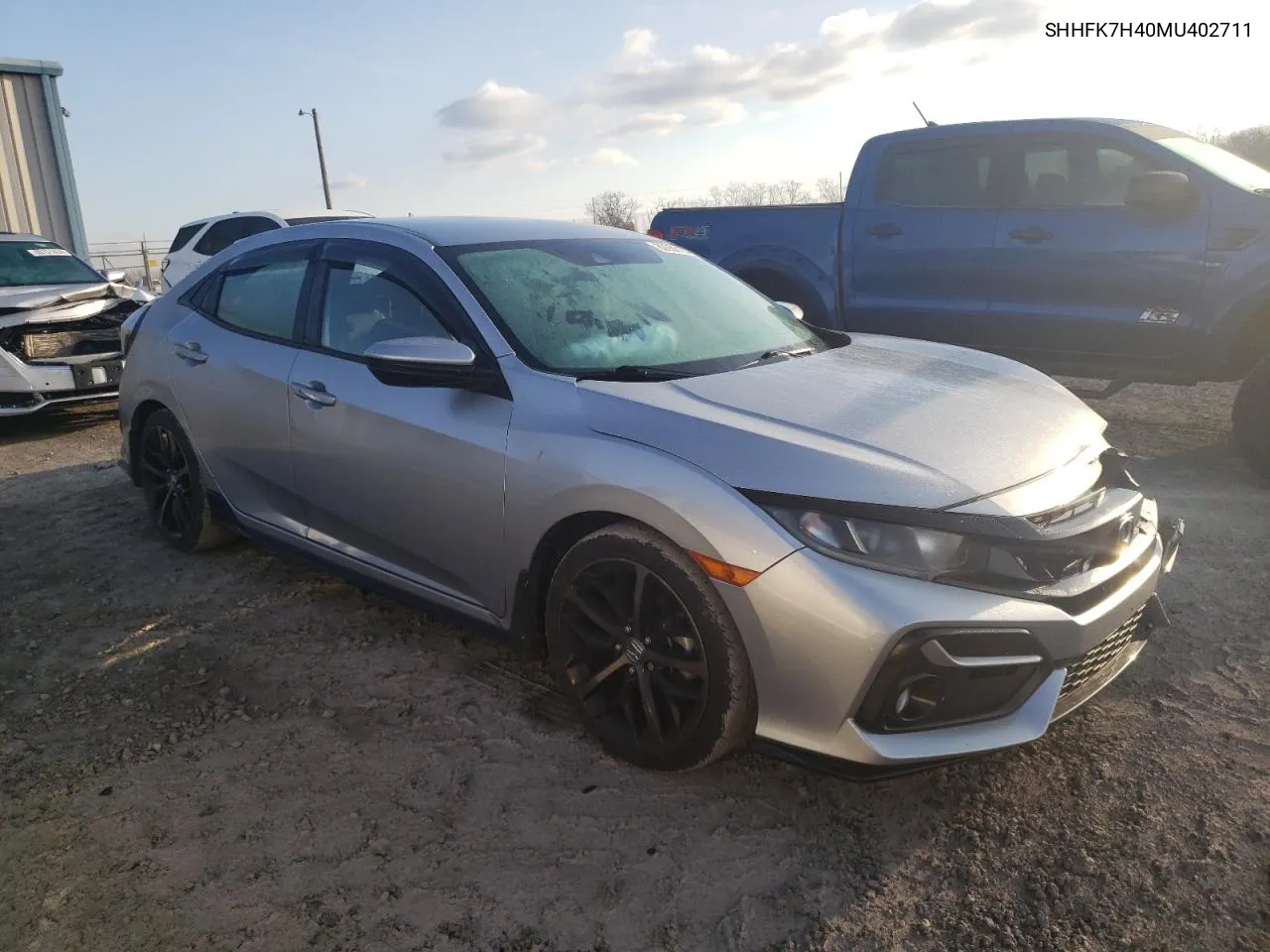 2021 Honda Civic Sport VIN: SHHFK7H40MU402711 Lot: 80950194