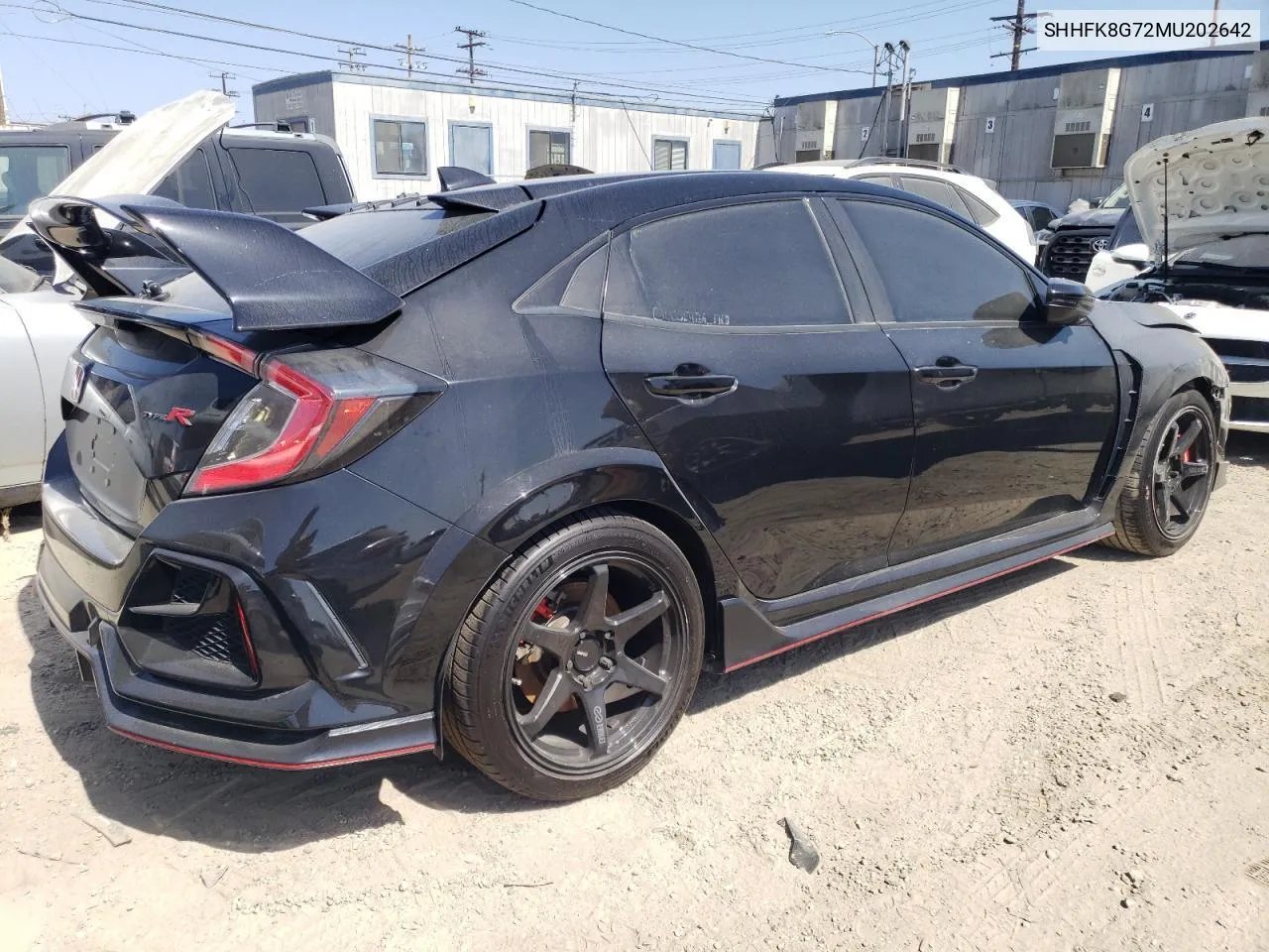 2021 Honda Civic Type-R Touring VIN: SHHFK8G72MU202642 Lot: 81285344