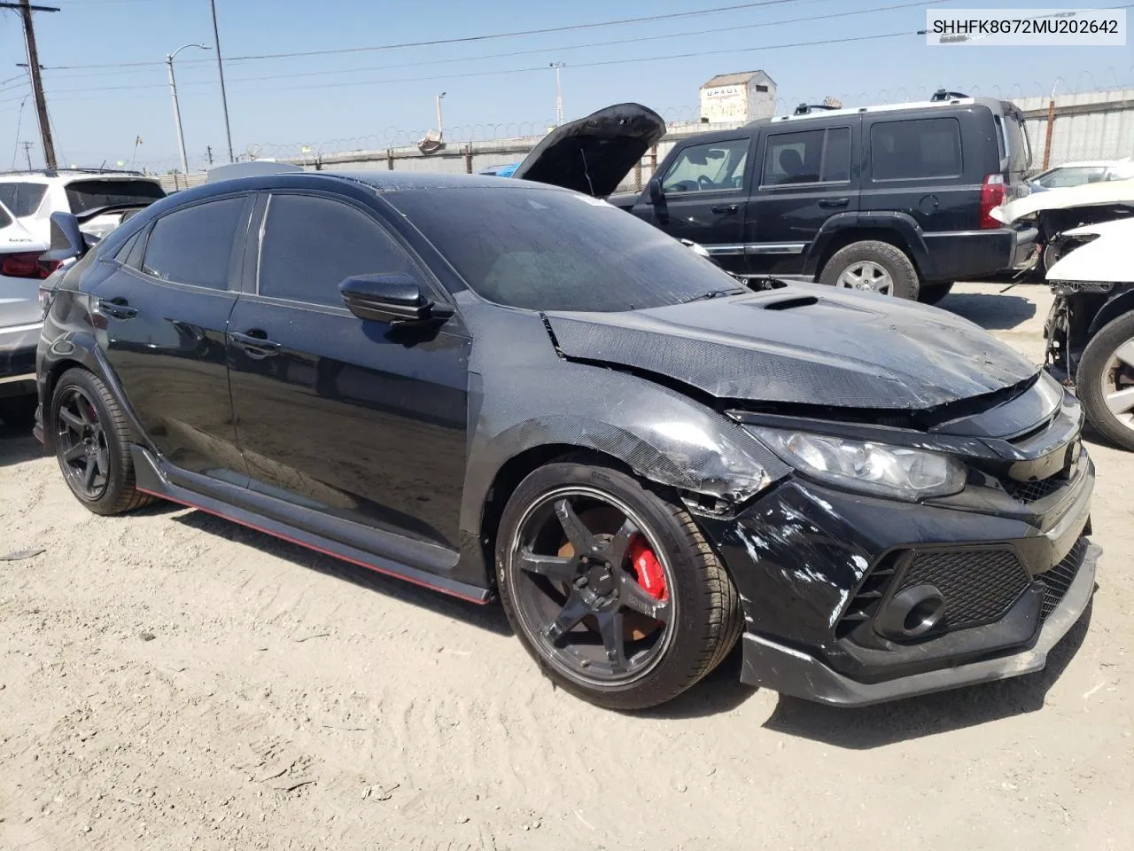 2021 Honda Civic Type-R Touring VIN: SHHFK8G72MU202642 Lot: 81285344