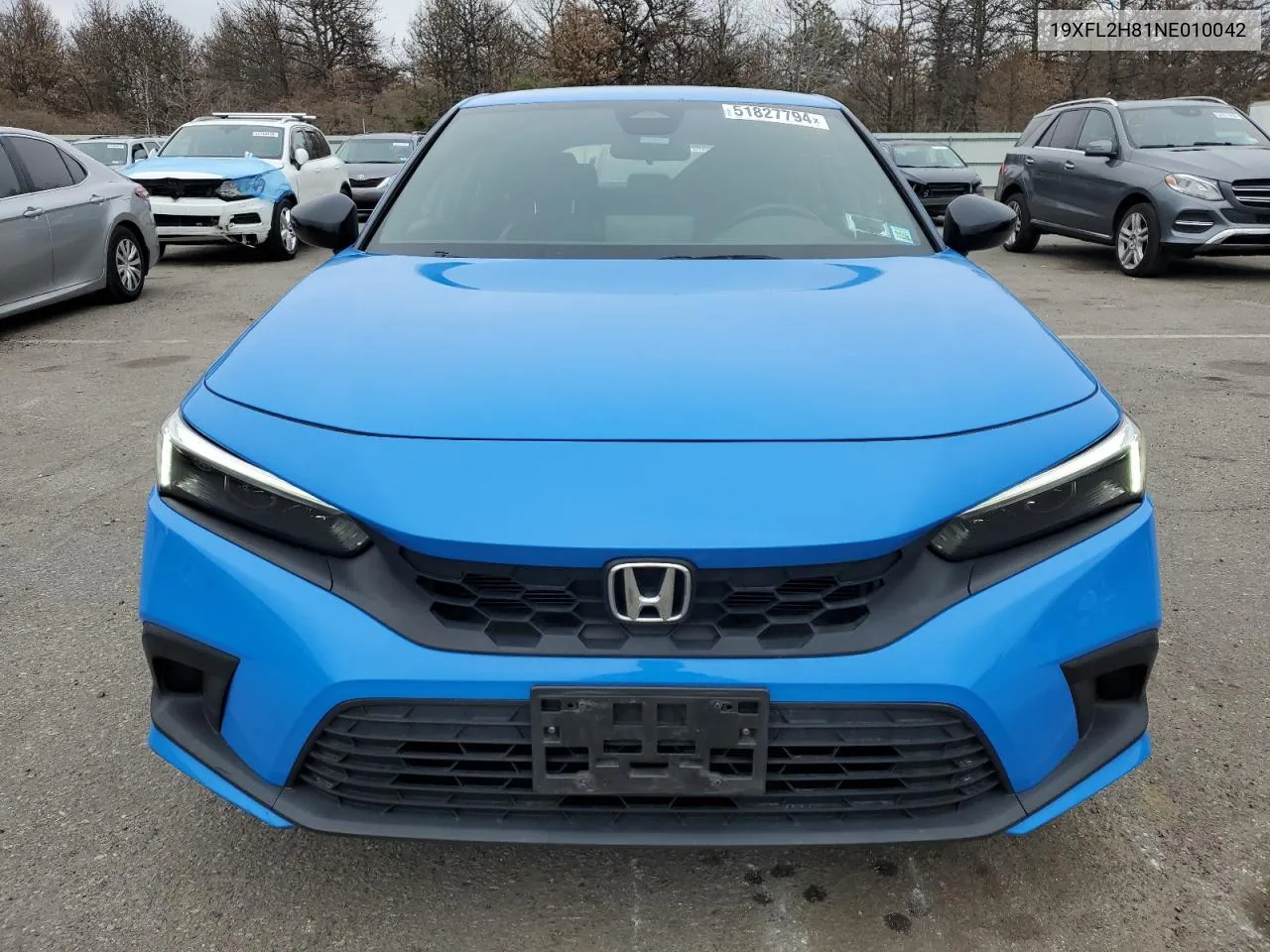 2022 Honda Civic Sport VIN: 19XFL2H81NE010042 Lot: 51827794