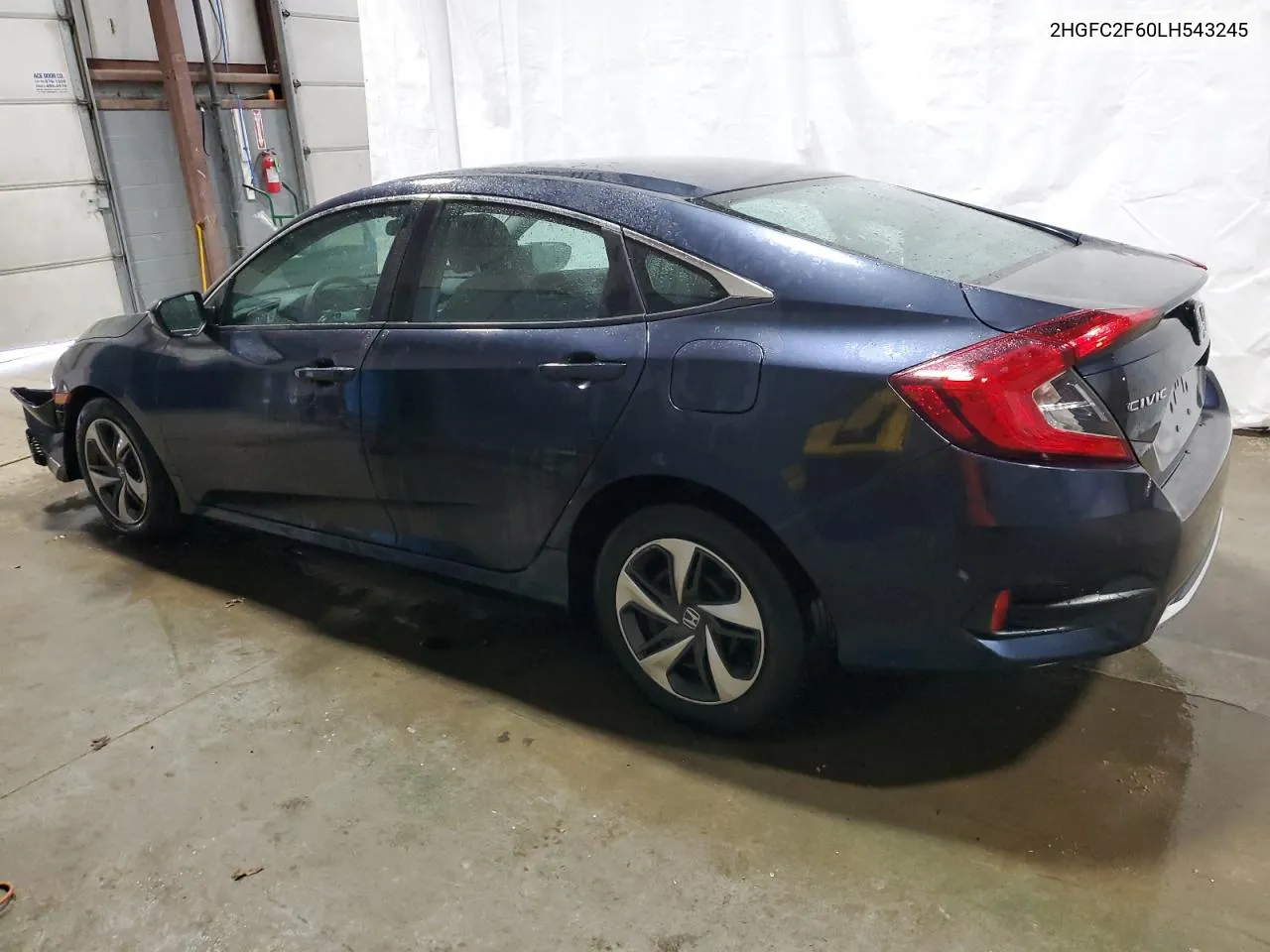 2020 Honda Civic Lx VIN: 2HGFC2F60LH543245 Lot: 59327214