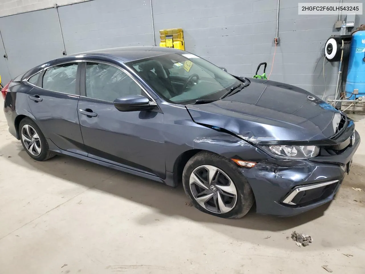 2020 Honda Civic Lx VIN: 2HGFC2F60LH543245 Lot: 59327214