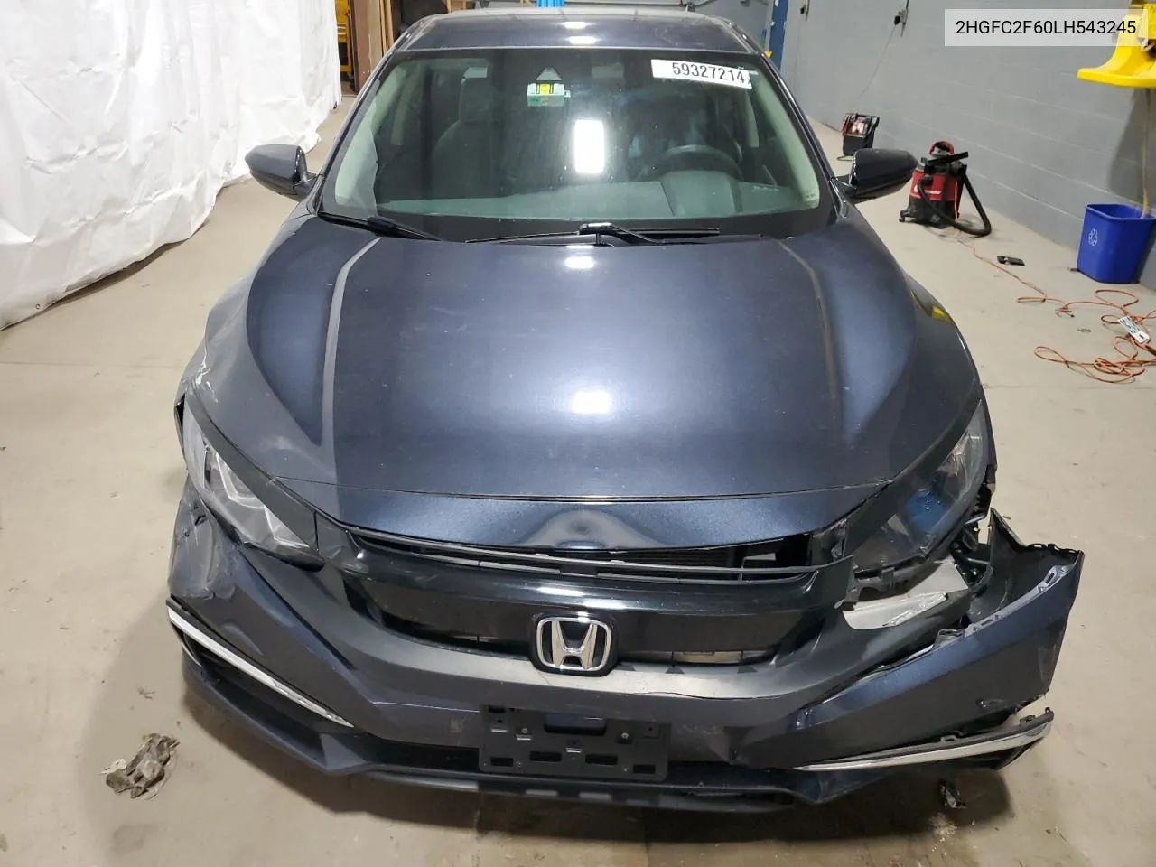 2020 Honda Civic Lx VIN: 2HGFC2F60LH543245 Lot: 59327214